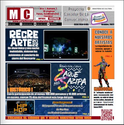 PERIODICO MATICES CULTURALES EDI. 1